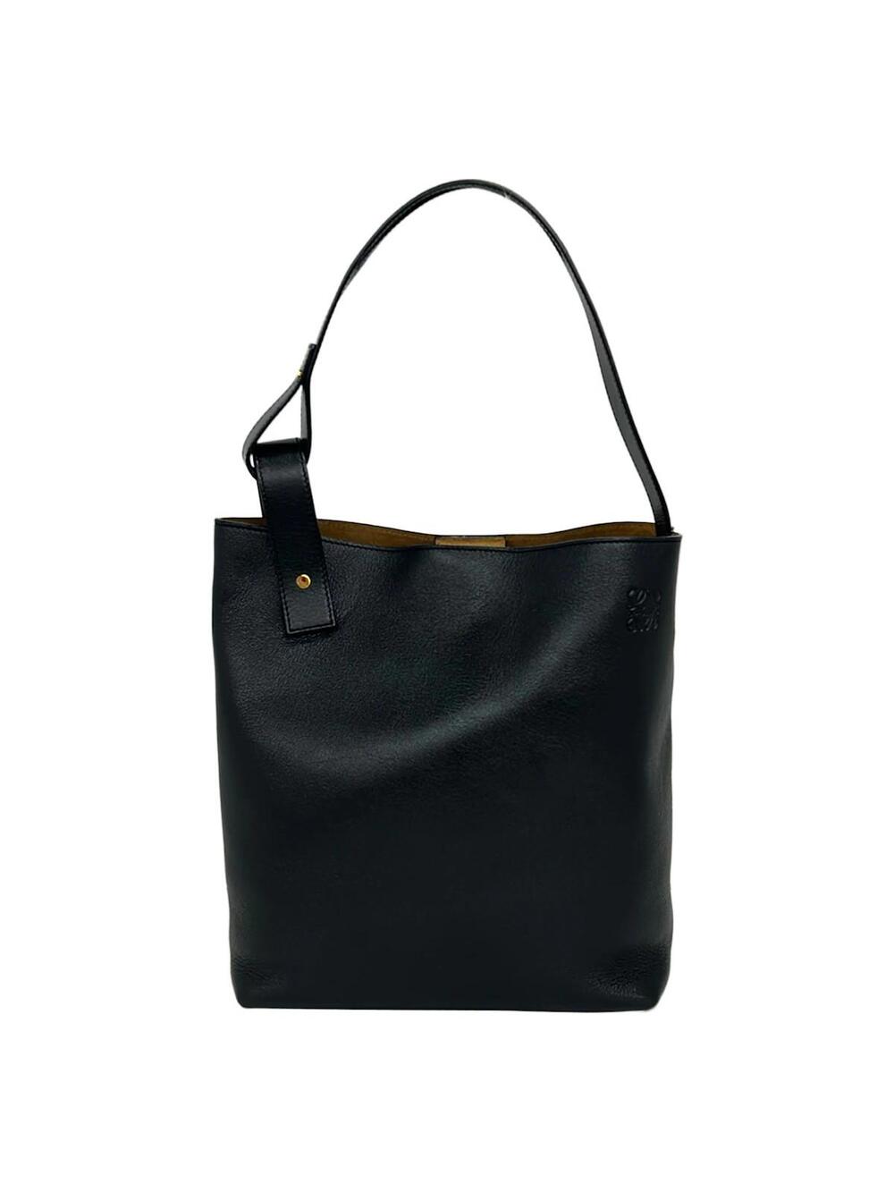 Loewe Black Leather Shoulder Bag #339522L76B